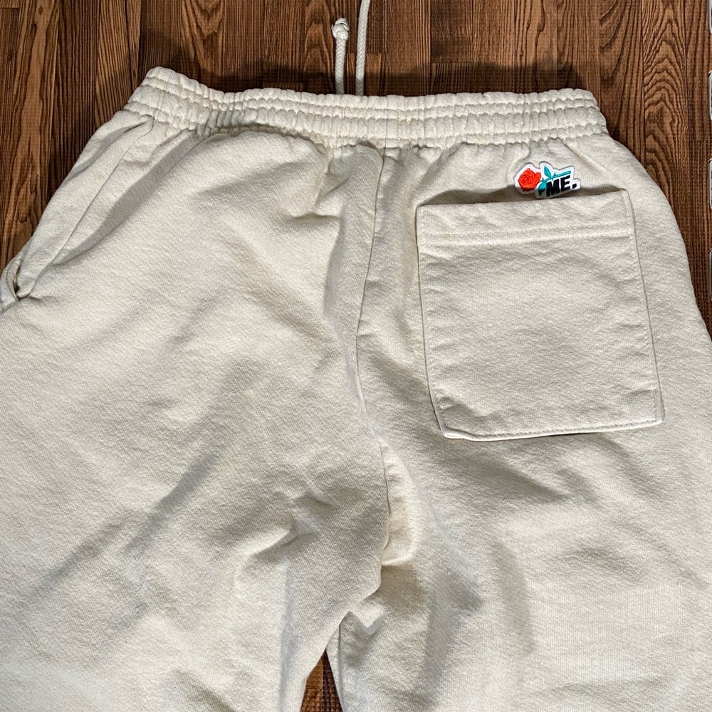 Melody Ehsani Me Rose Sweatpants Size Small Beige Vintage Thick Quality
